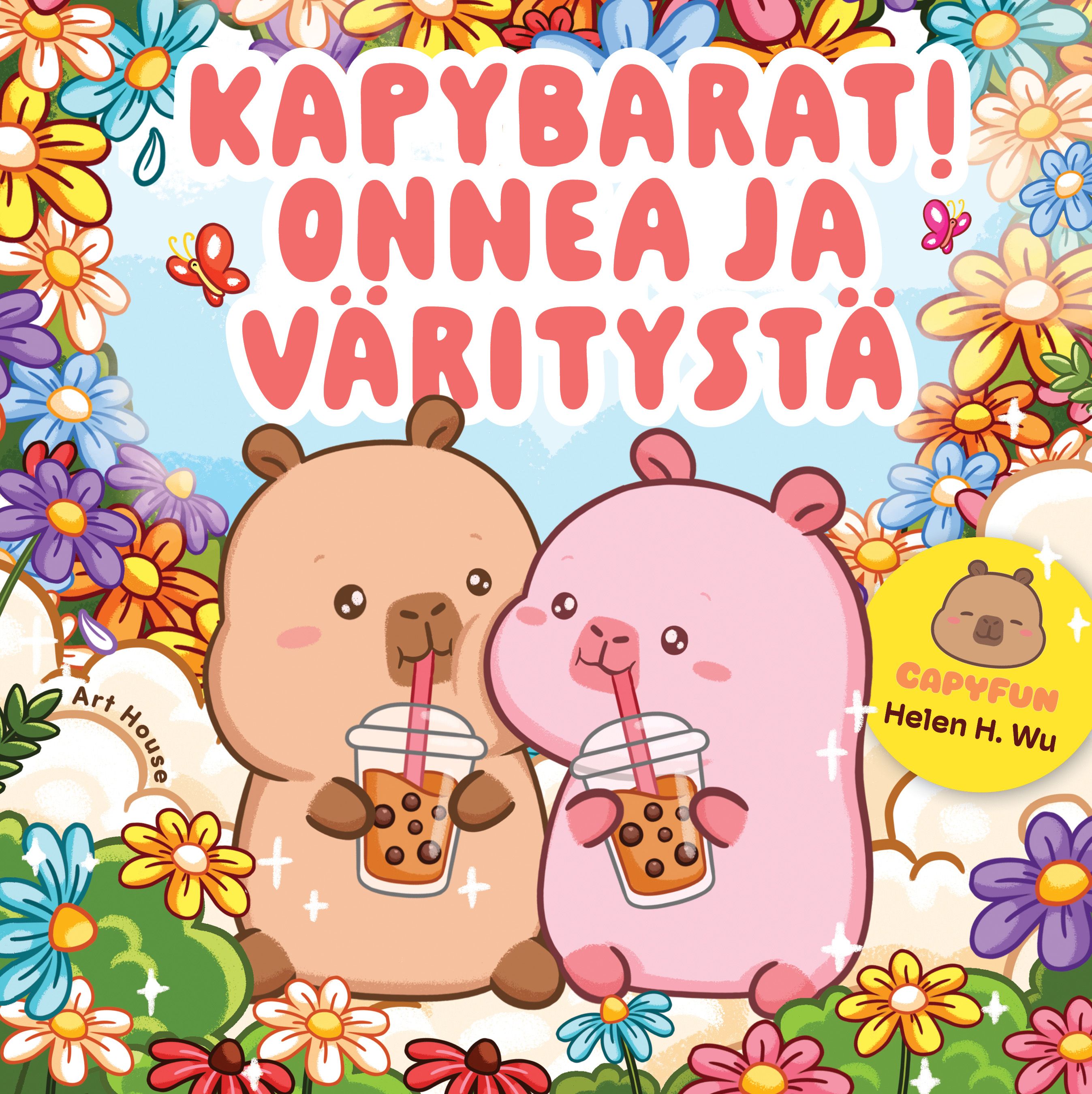 Siirry tuotesivulle Kapybarat! Onnea ja väritystä