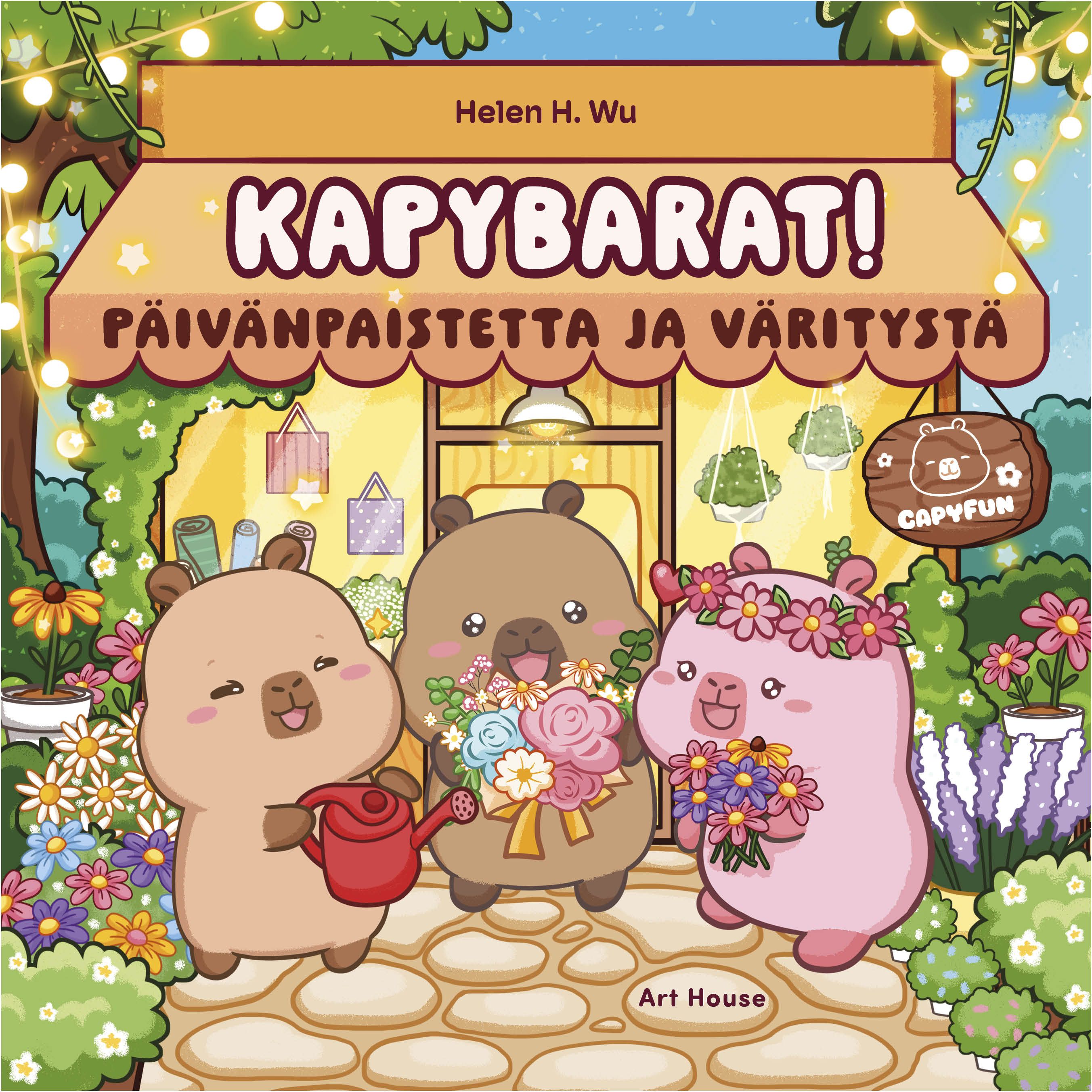Kapybarat! Päivänpaistetta ja väritystä